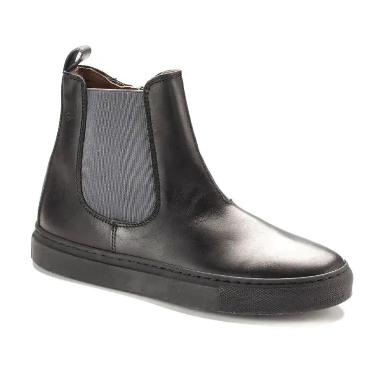 30077 - Black Soft Leather Bootie for Girl/Teen/Women by Galluci