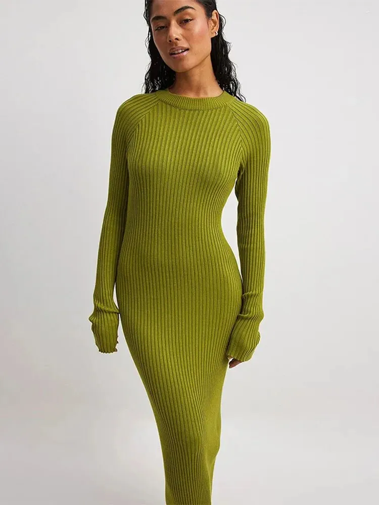 Always Dramatic Long Sleeve Maxi Dress
