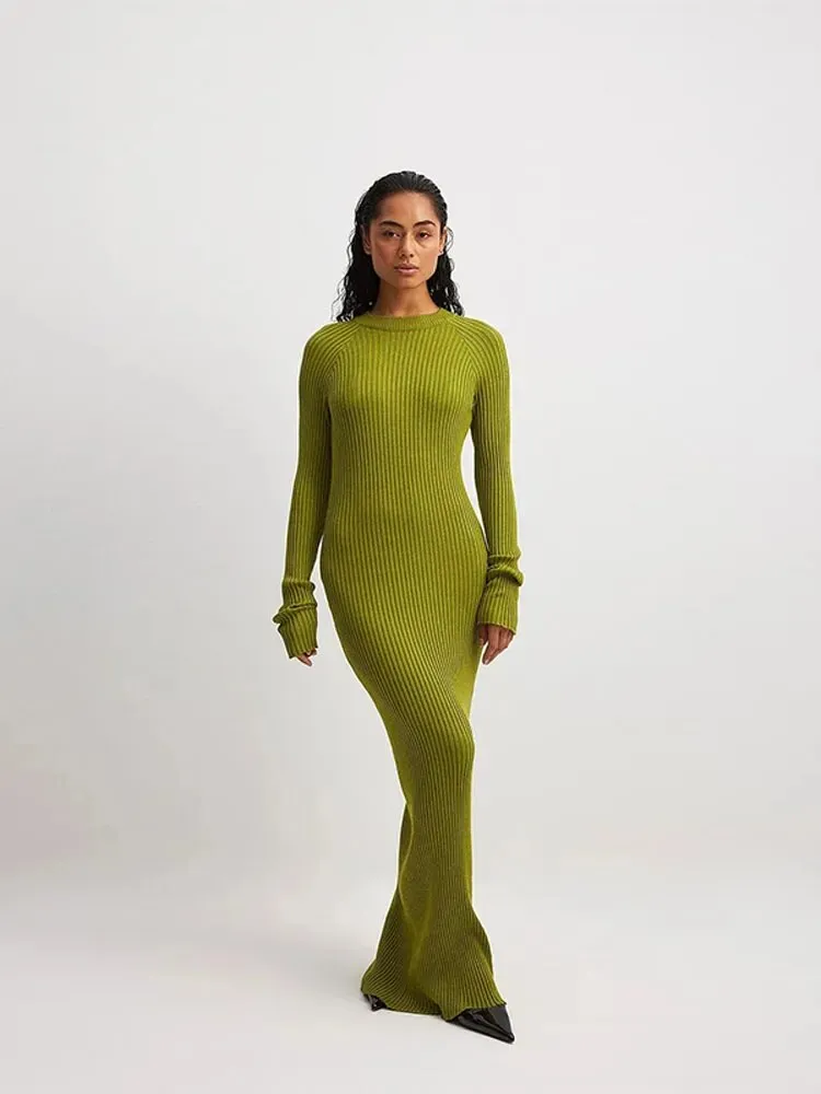 Always Dramatic Long Sleeve Maxi Dress