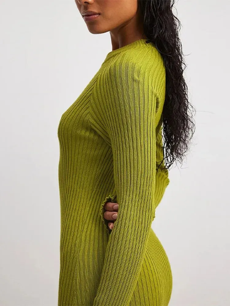 Always Dramatic Long Sleeve Maxi Dress
