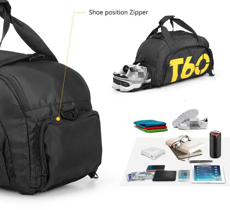 Backpack with Shoe Compartment Multifunctional Fitness Travel Bag