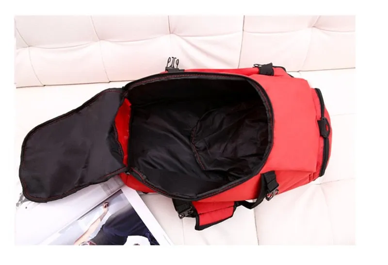 Backpack with Shoe Compartment Multifunctional Fitness Travel Bag