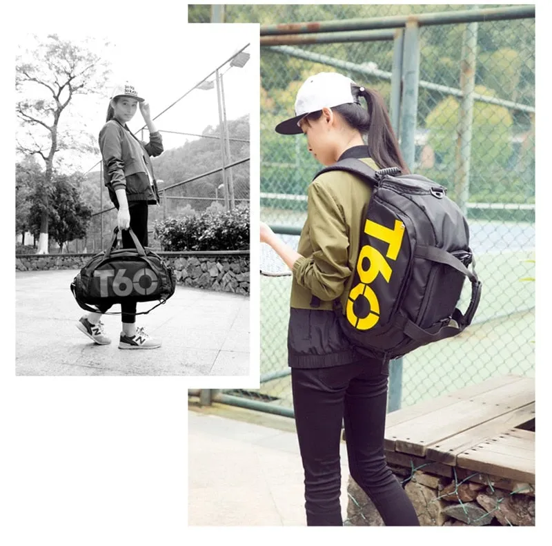 Backpack with Shoe Compartment Multifunctional Fitness Travel Bag