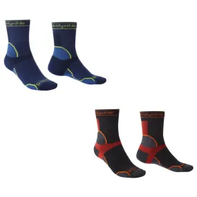 Bridgedale Mens Trail Run Midweight T2 Merino Sport Crew  Socks