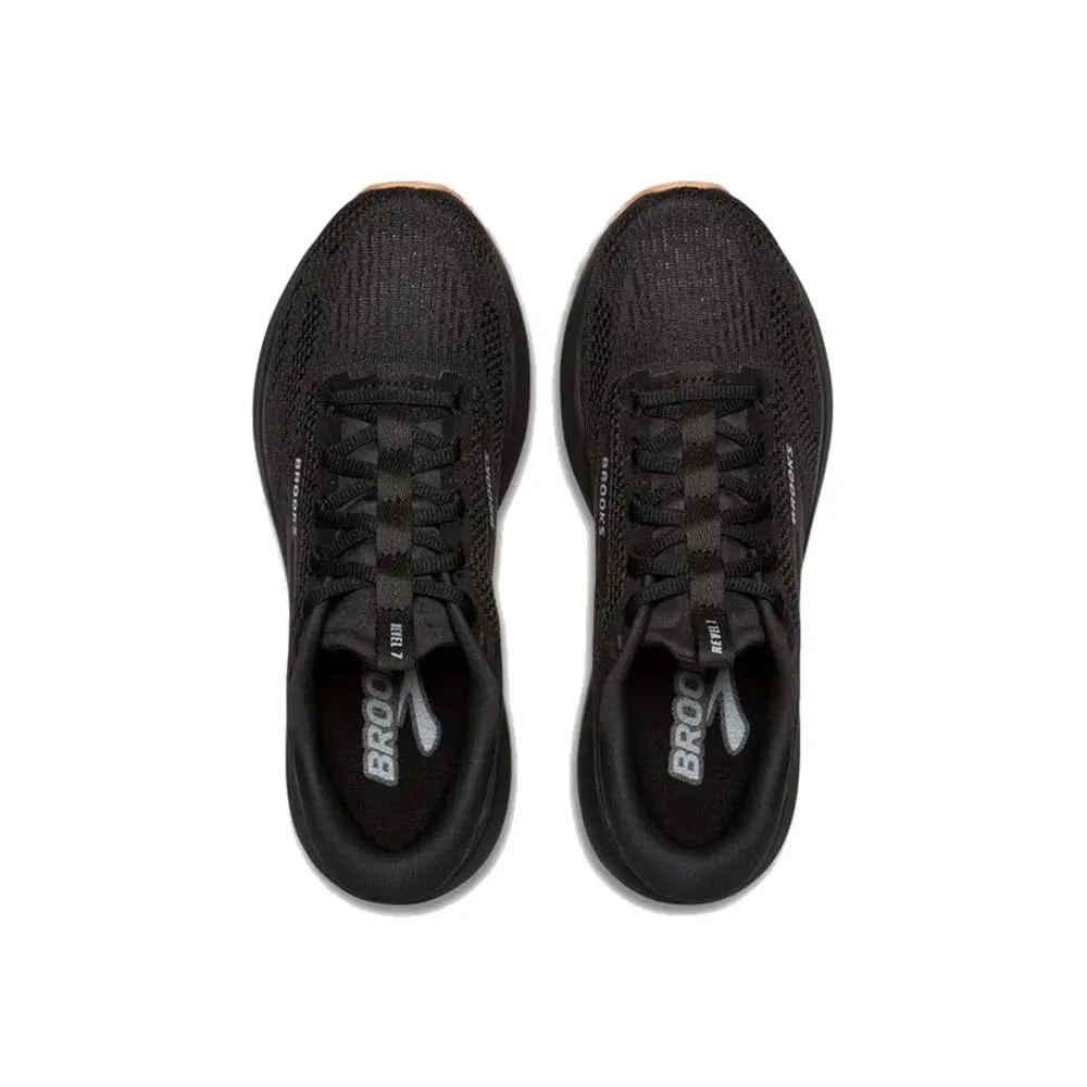 BROOKS REVEL 7 BLACK/BLACK - MENS
