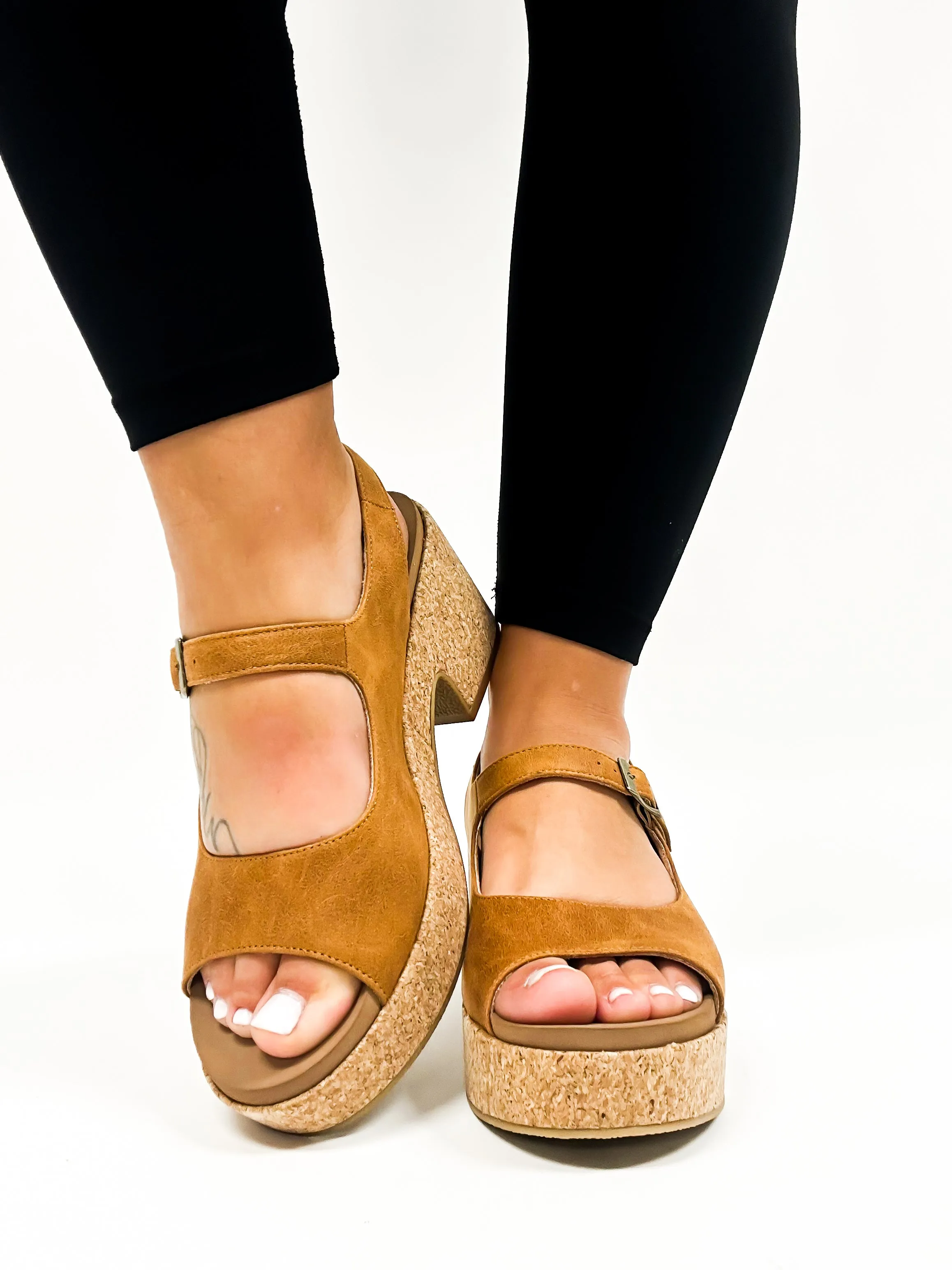 Corky's Camel Miss Behavin Sandals FINAL SALE