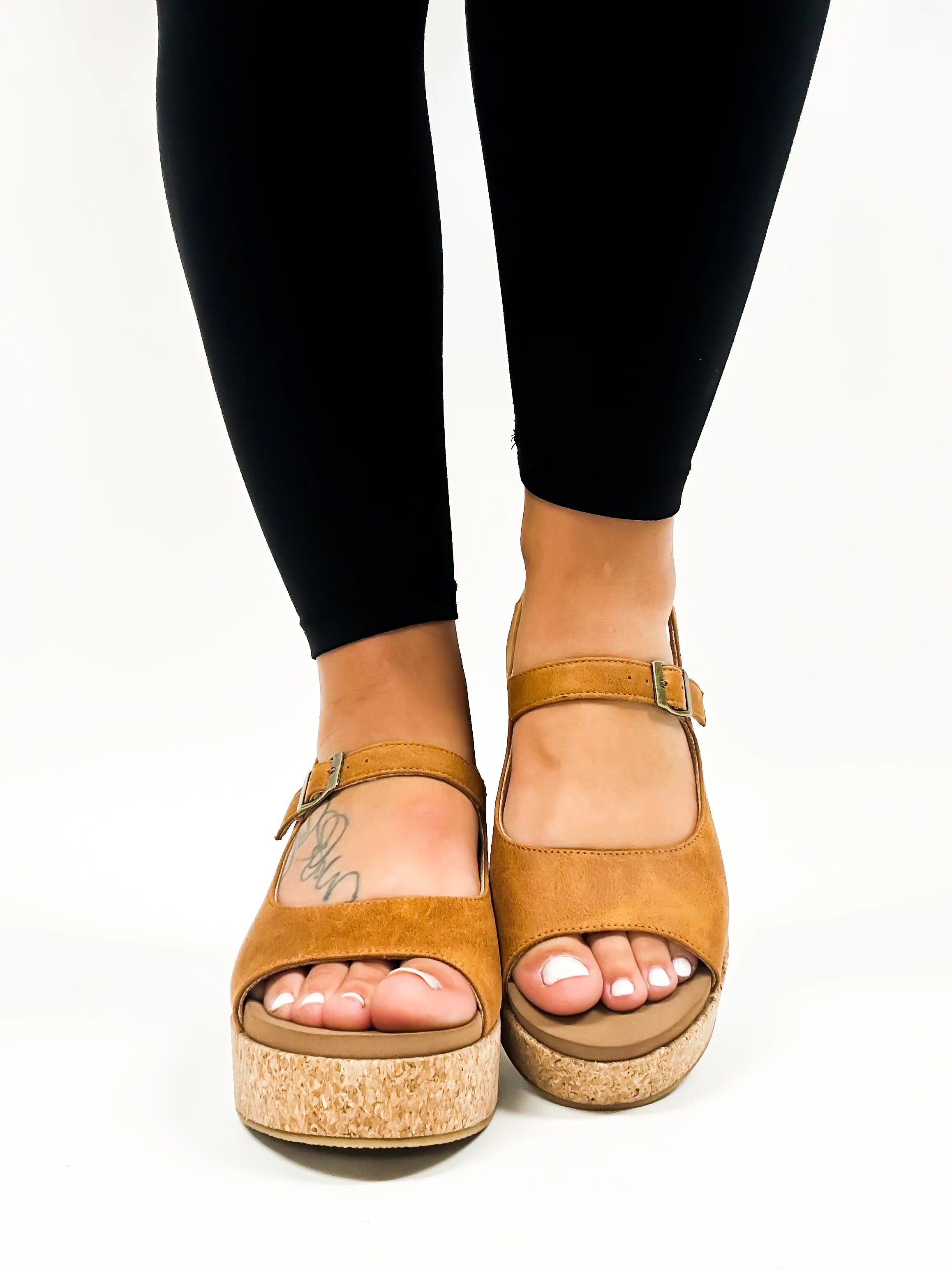 Corky's Camel Miss Behavin Sandals FINAL SALE