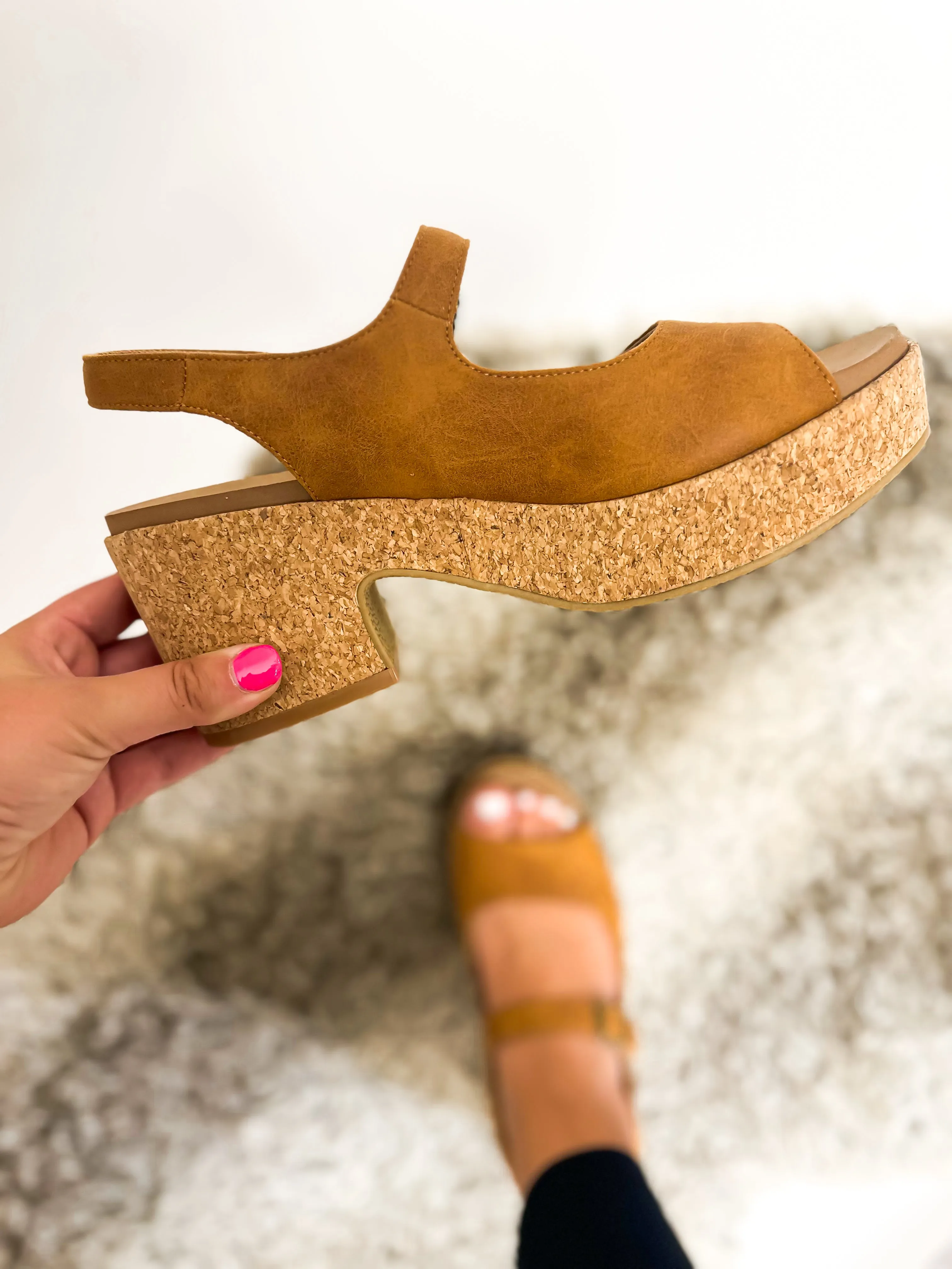 Corky's Camel Miss Behavin Sandals FINAL SALE