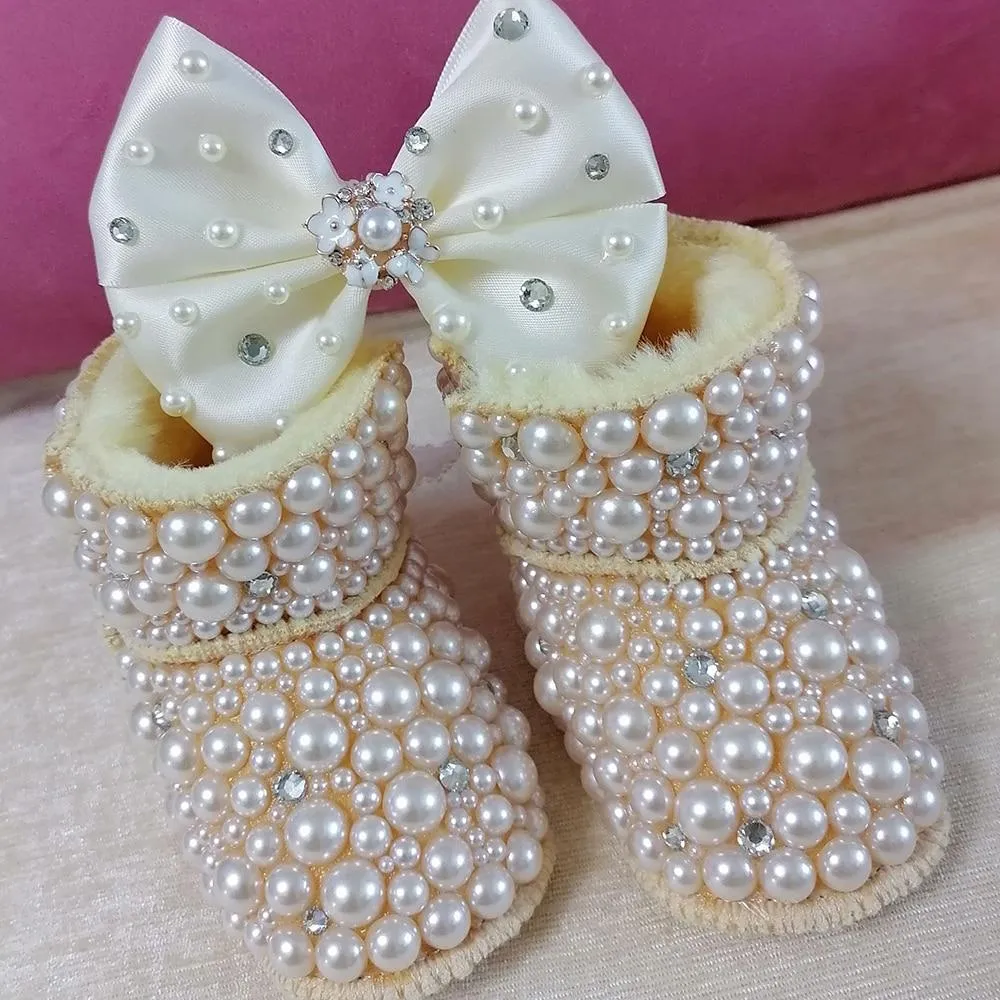 Crystal Baby Booties