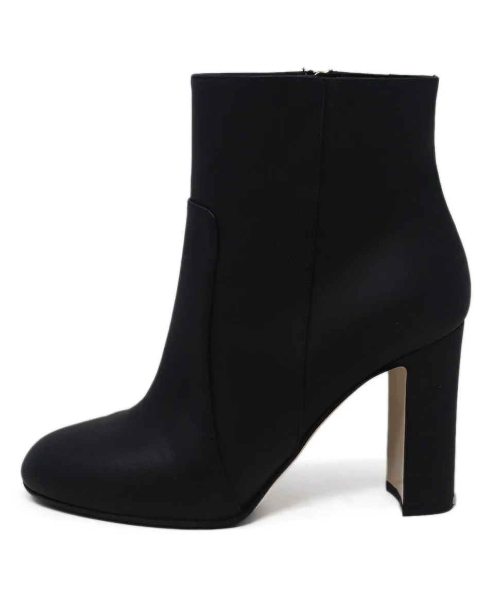 Dolce & Gabbana Black Leather Booties sz 7