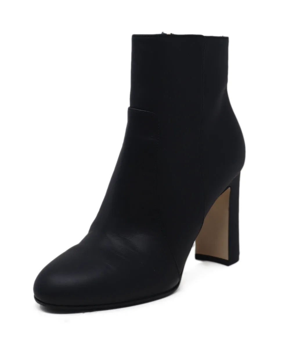 Dolce & Gabbana Black Leather Booties sz 7