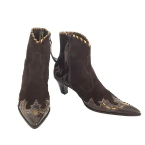 Embellished Western Booties