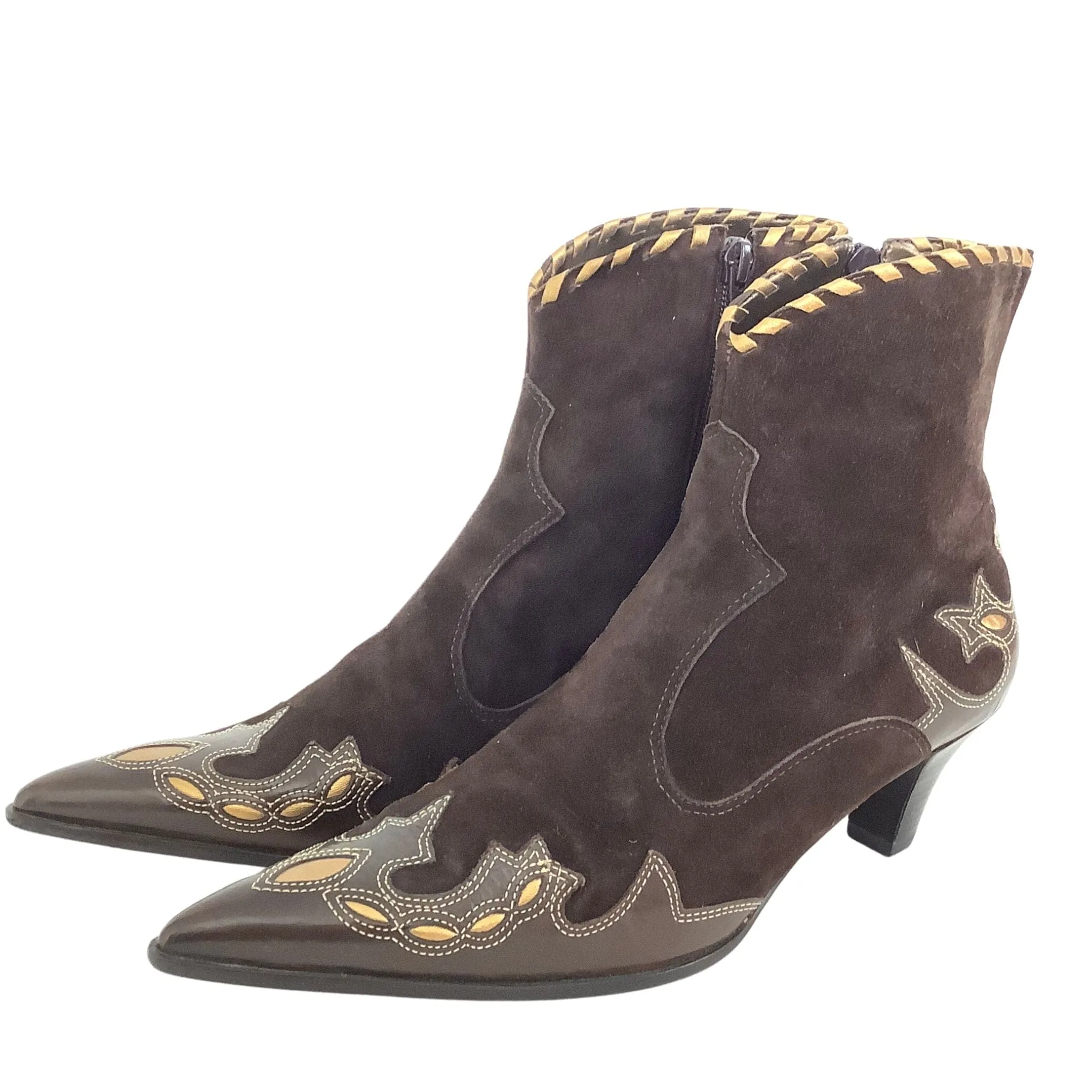 Embellished Western Booties
