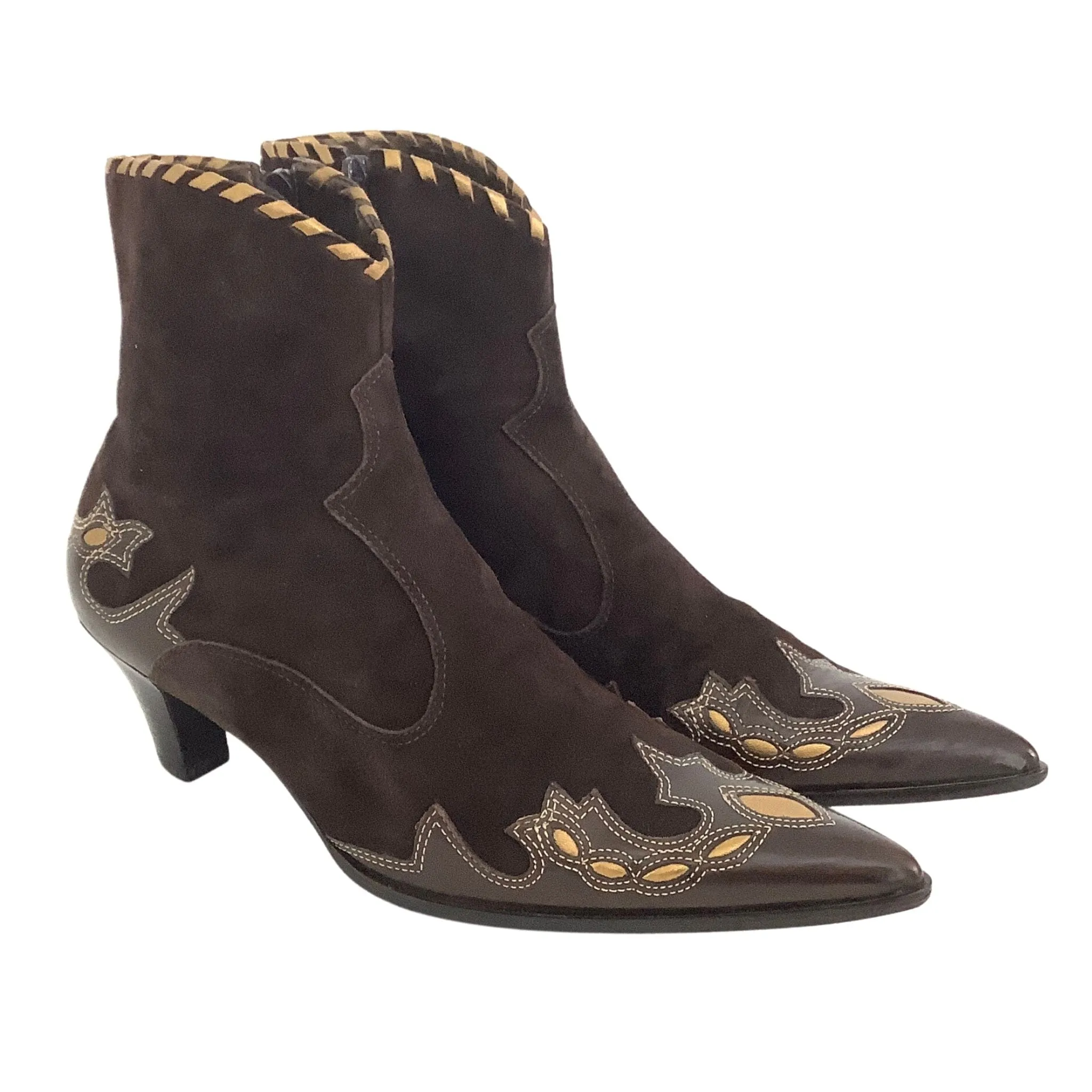 Embellished Western Booties