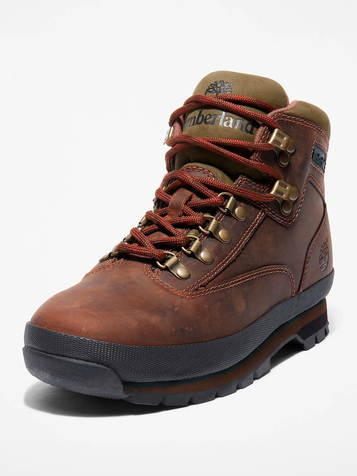 Euro Hiker Mid Lace-Up Medium Brown Full Grain Boots