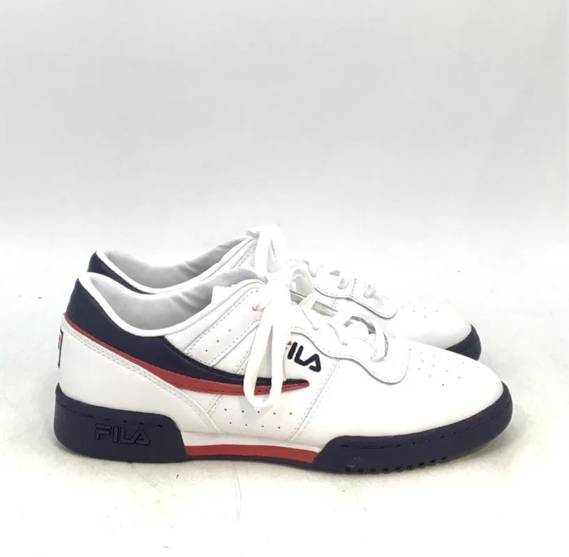 Fila Men's Original Fitness 3VF80105-150 White Lace-Up Athletic Shoes - Size 7