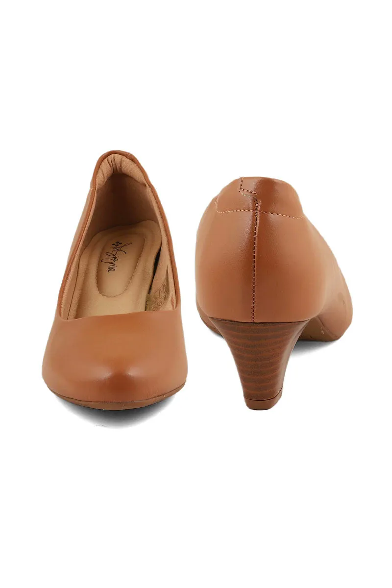 Formal Court Shoes I44444-Camel