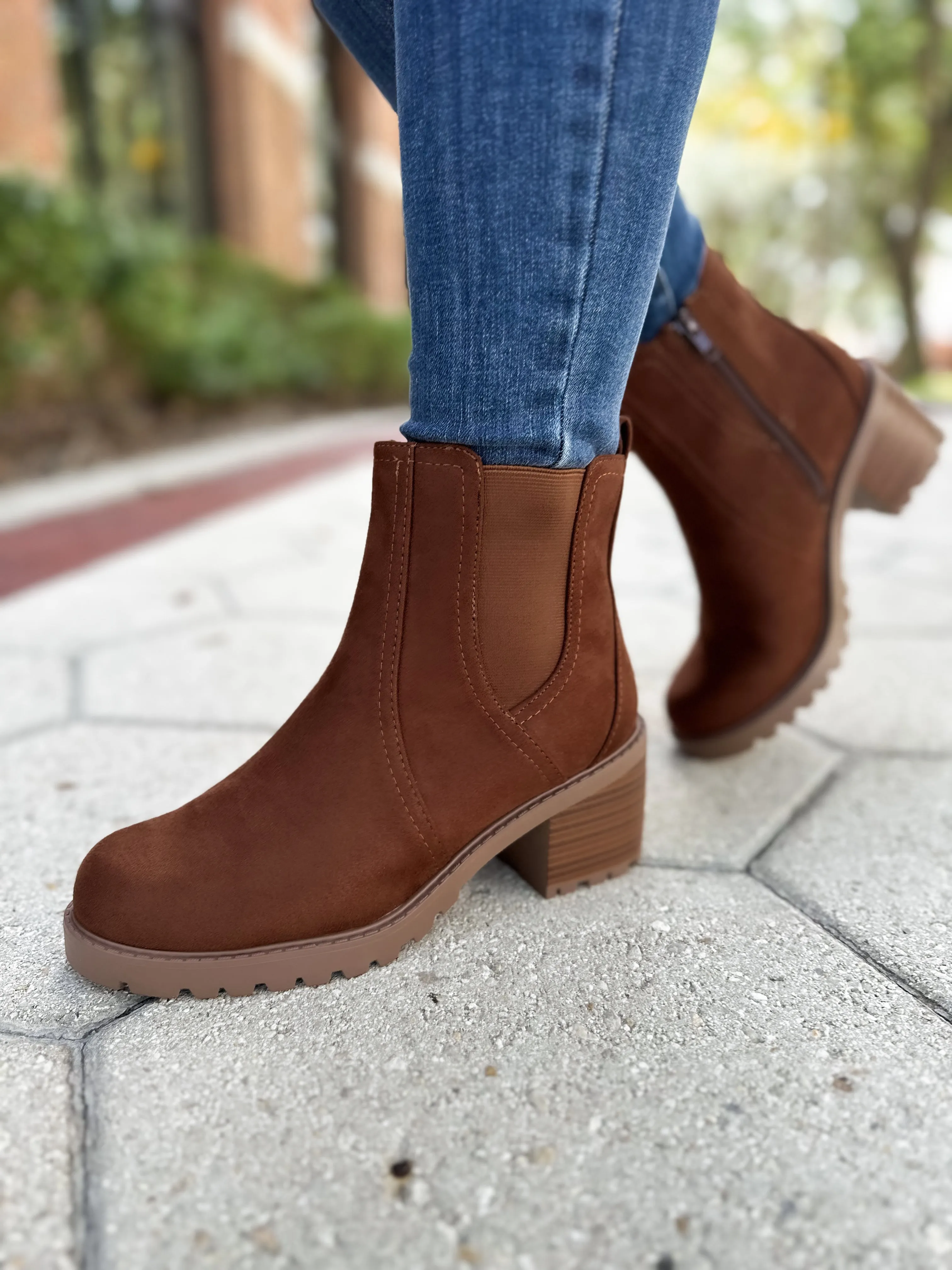Gracie Suede Booties