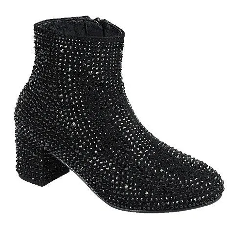 Kids Rhinestone Booties Forever Iceberg-12K