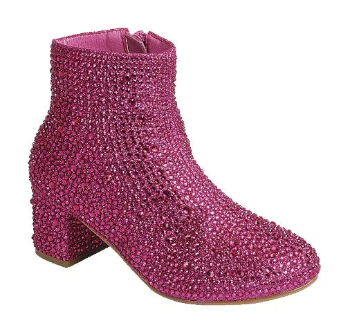 Kids Rhinestone Booties Forever Iceberg-12K