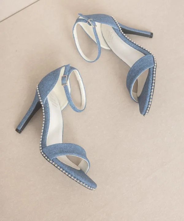 Living On The Edge Open Toe High Heels