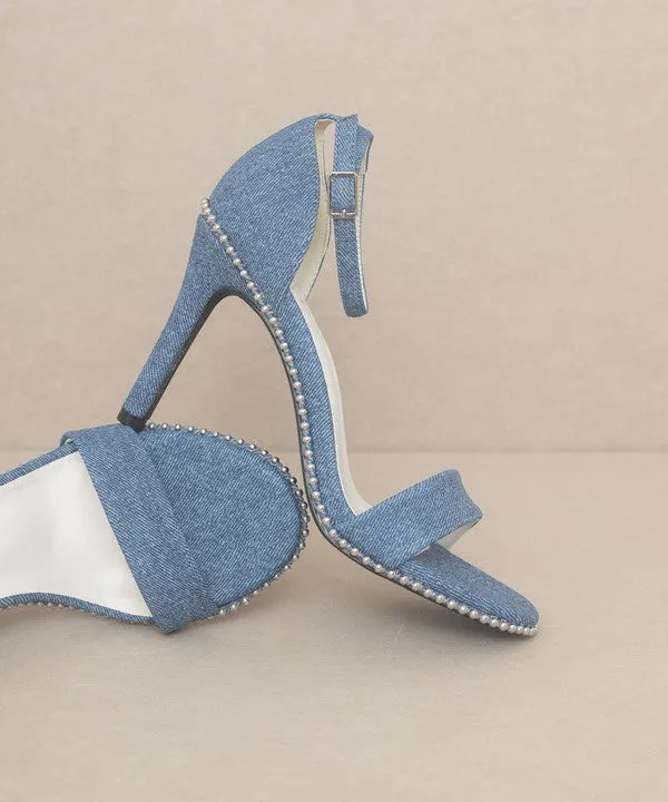 Living On The Edge Open Toe High Heels