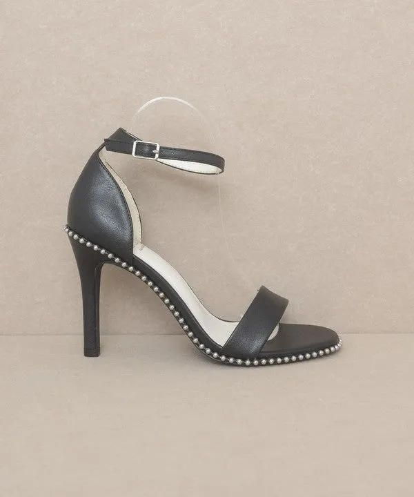Living On The Edge Open Toe High Heels