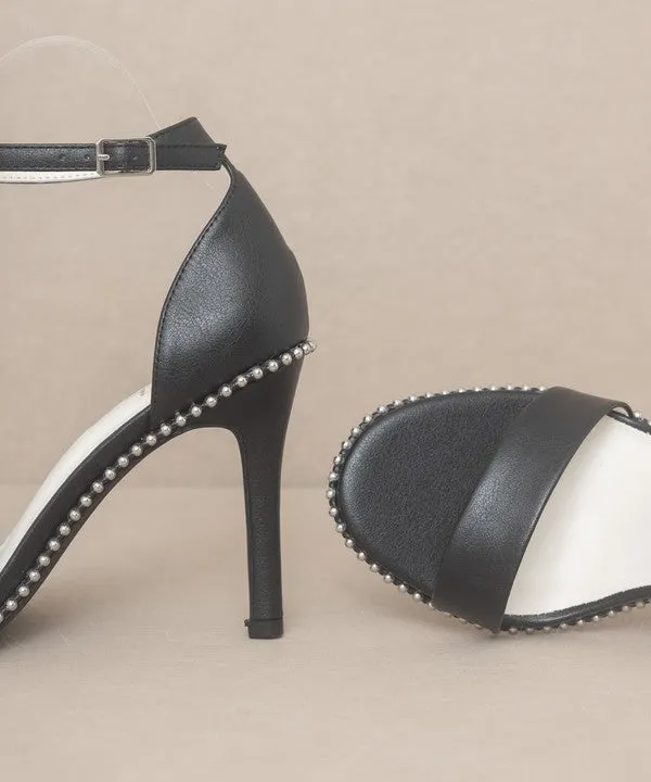 Living On The Edge Open Toe High Heels
