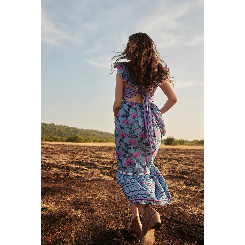Maisie Stitched Leather Boots In Rich Honey