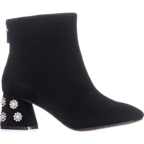 NANETTE LEPORE SUEDE CRYSTAL BOOTIES