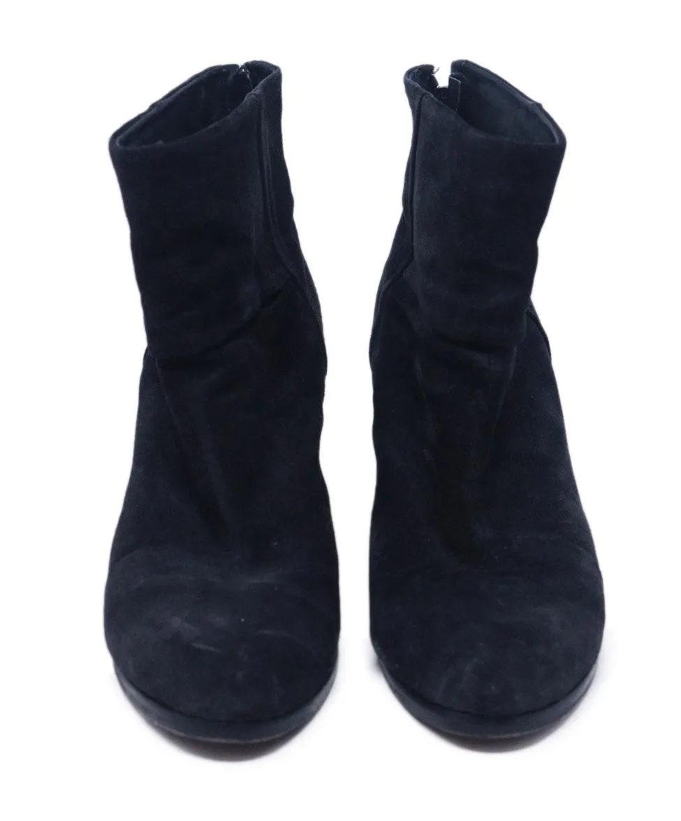 Rag & Bone Black Suede Booties sz 8.5