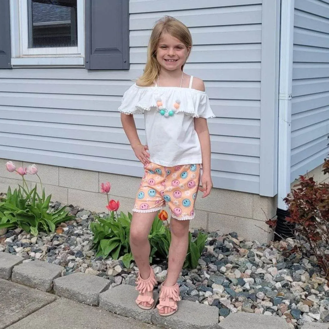 Smiley Shorts Set