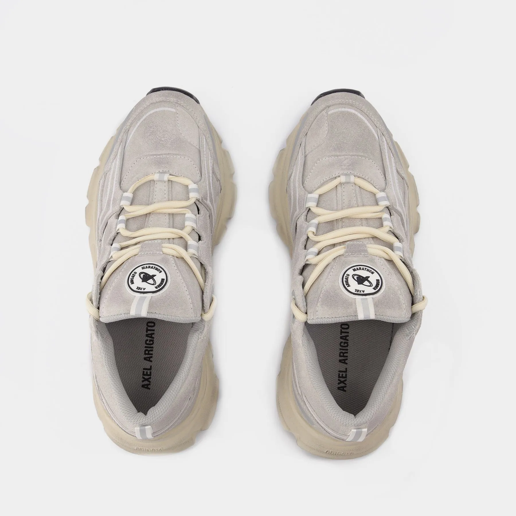 Sneakers Marathon R-Trail - Axel Arigato - Cuir - Gris Clair