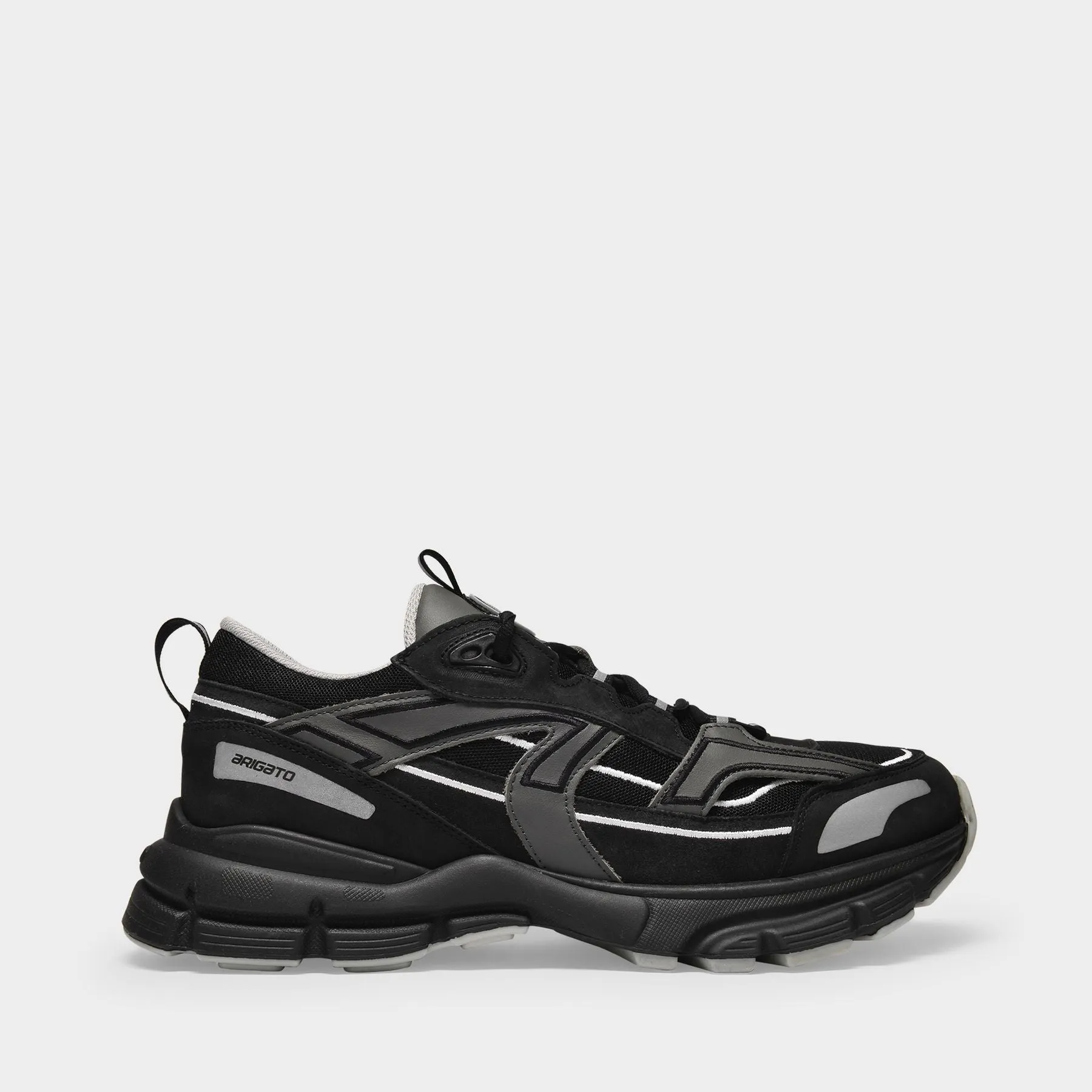 Sneakers Marathon R-Trail - Axel Arigato - Cuir - Noir/Gris Foncé