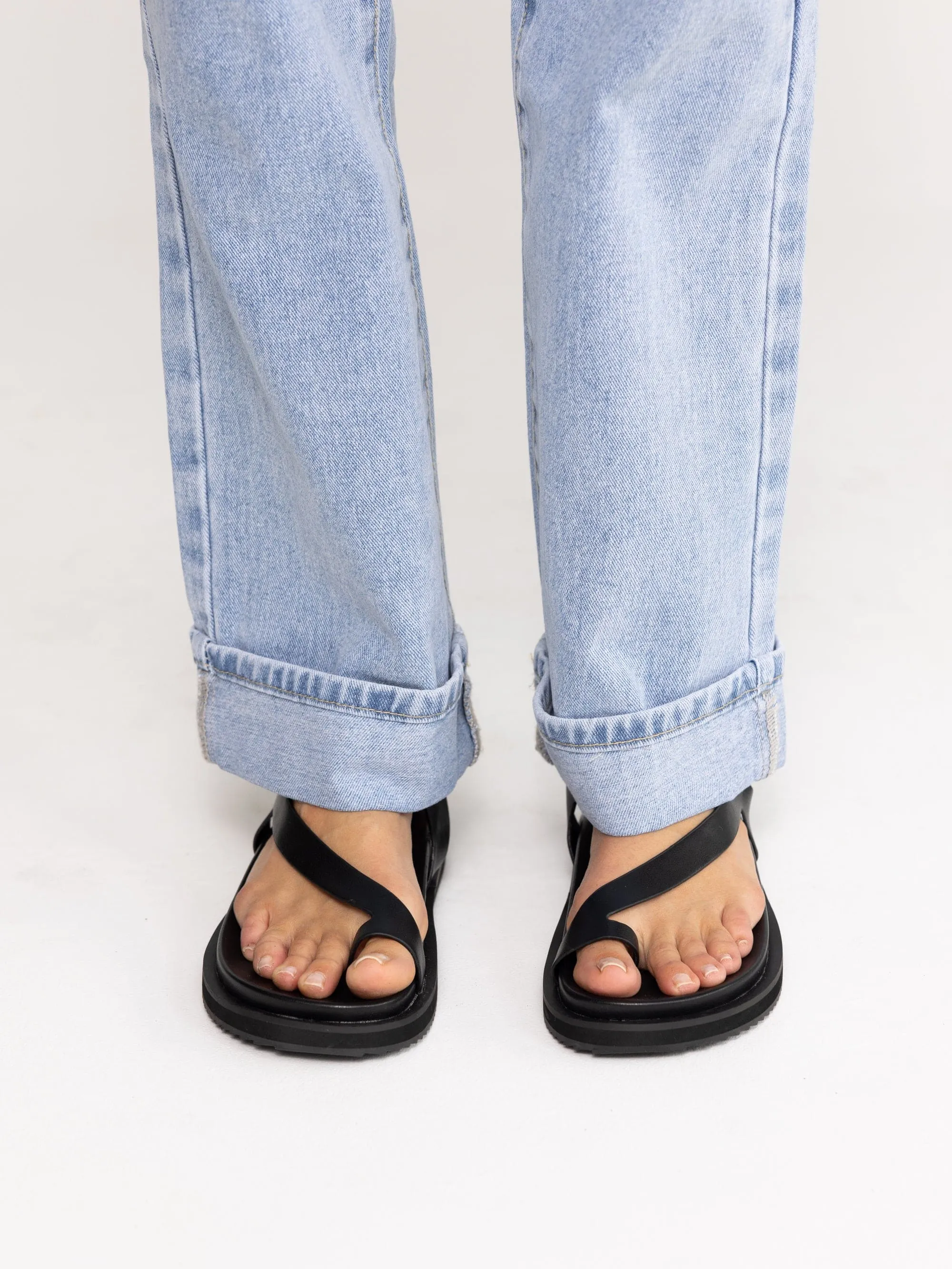 Temperance
 Sandals (Black) - By Billini