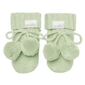 Toshi Organic Booties Marley Matcha
